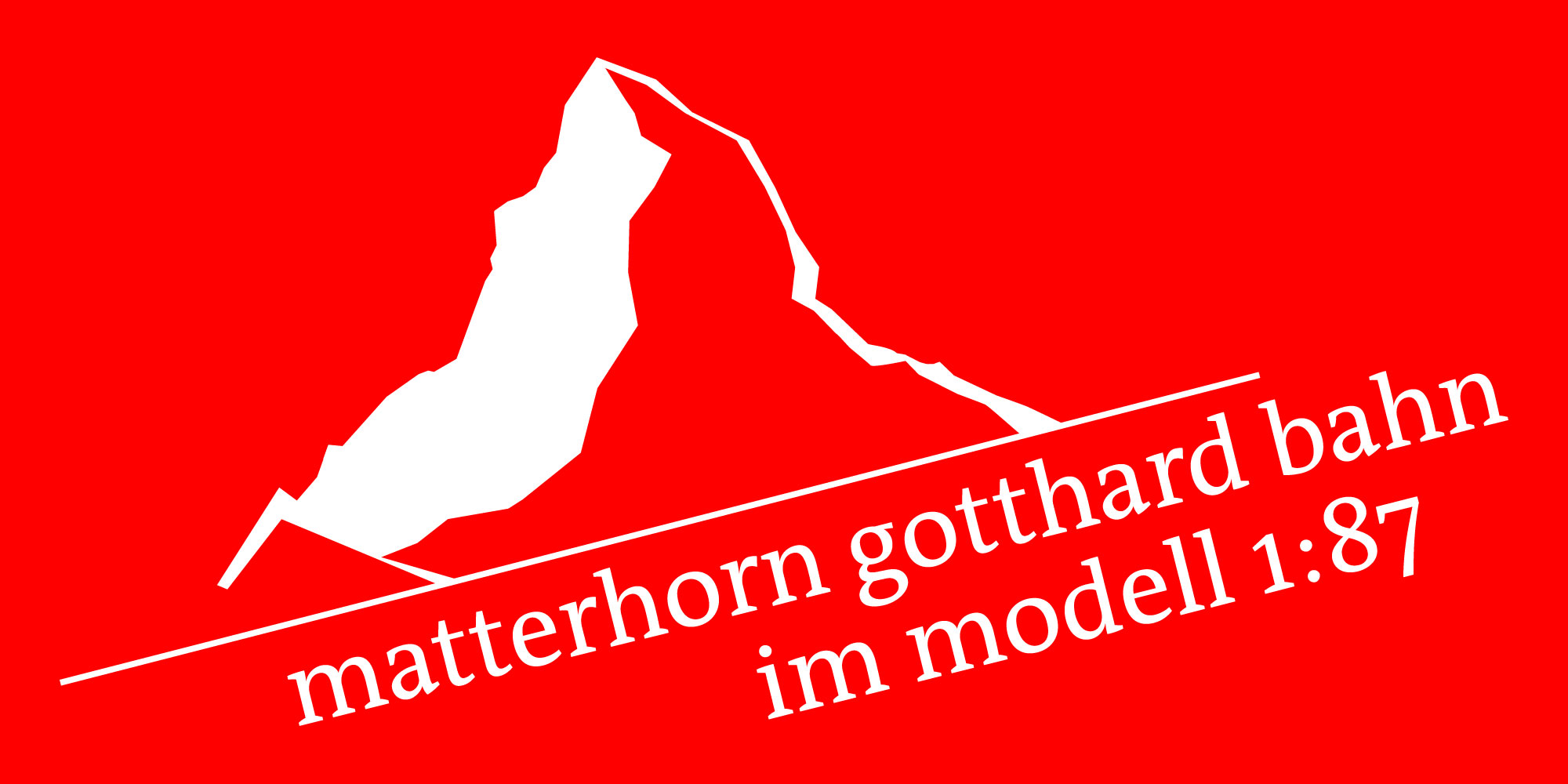Matterhorn-Gotthard Bahn im Modell 1:87