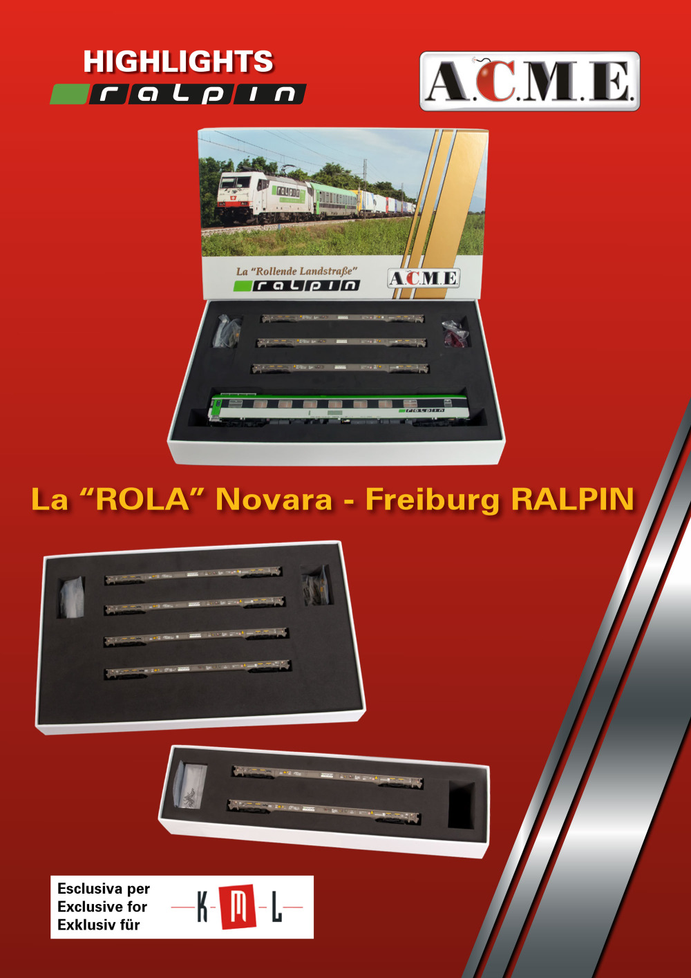 ACME - Anonima Costruzioni Modellistiche Esatte - RALPIN - "Rollende Landstraße"