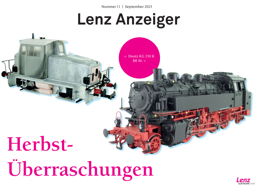 Lenz Elektronik - Autumn surprises 2023