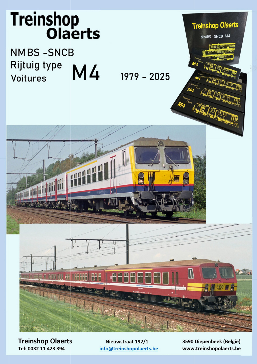 Treinshop Olaerts - SNCB NMBS - Voitures M4 / M4 wagens