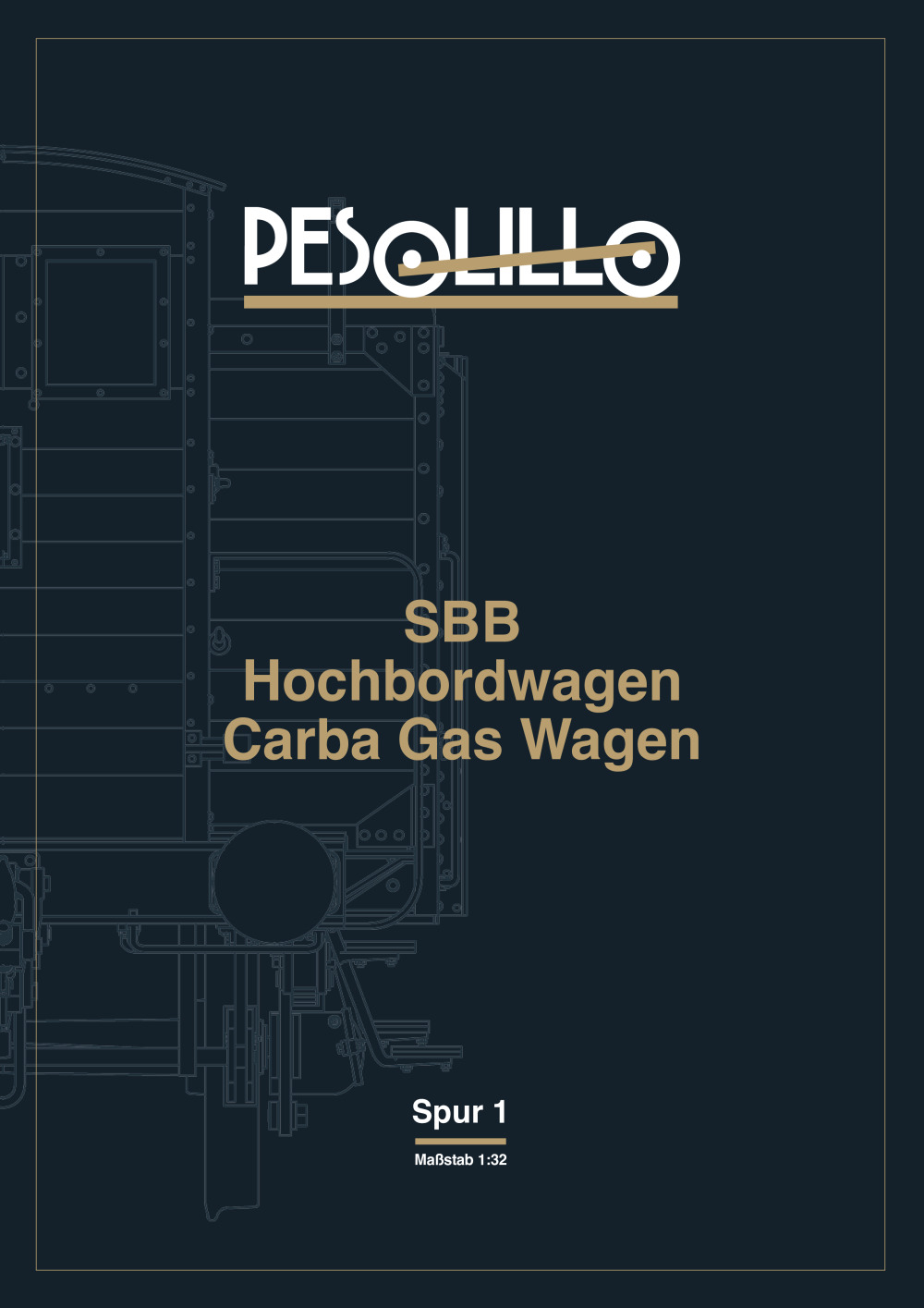 PESOLILLO - SBB CFF - Hochbordwagen Carba Gas Wagen