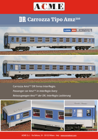 DR - Amz 210 Reisezugwagen (ref. 52690) - ACME - Anonima Costruzioni Modellistiche Esatte