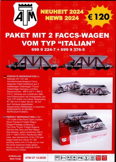 Neuheit / News 2024 - Antonini Treni Modellismo