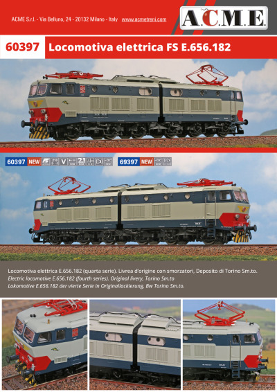 Carrozza FS Tipo UIC-X a cuccette (ref. 60397 / 69397) - ACME - Anonima Costruzioni Modellistiche Esatte