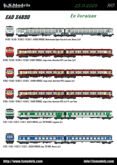 EAD X4630 diesel railcar - LS Models