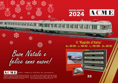 Highlights 2024 - Il "Rapido d'Italia" - ACME - Anonima Costruzioni Modellistiche Esatte