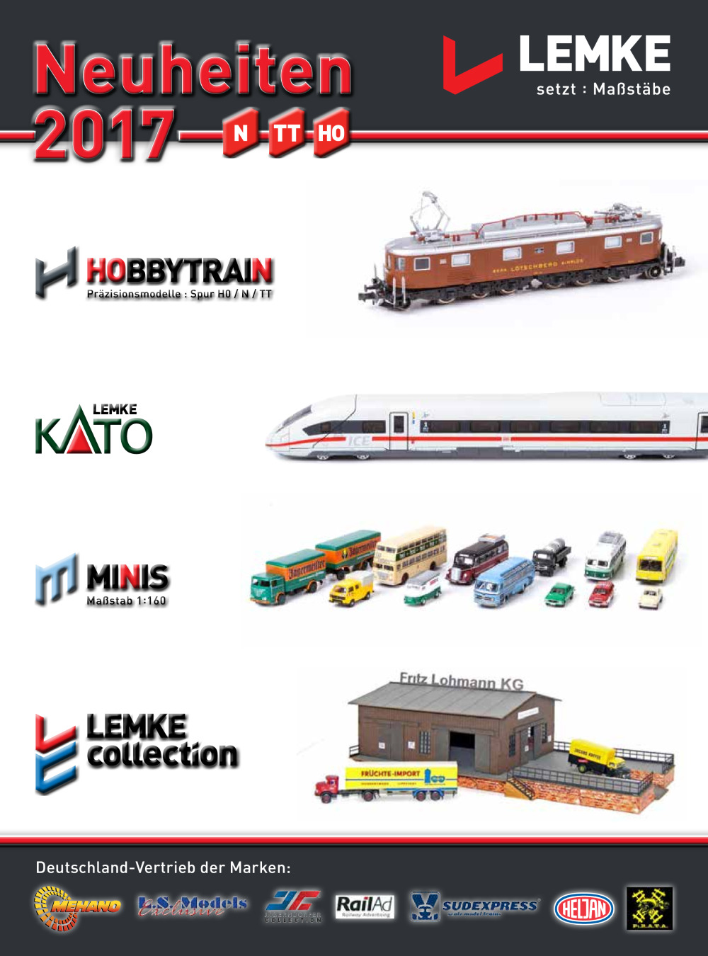 Lemke Collection / Hobbytrain / KATO / Mehano - Neuheiten 2017