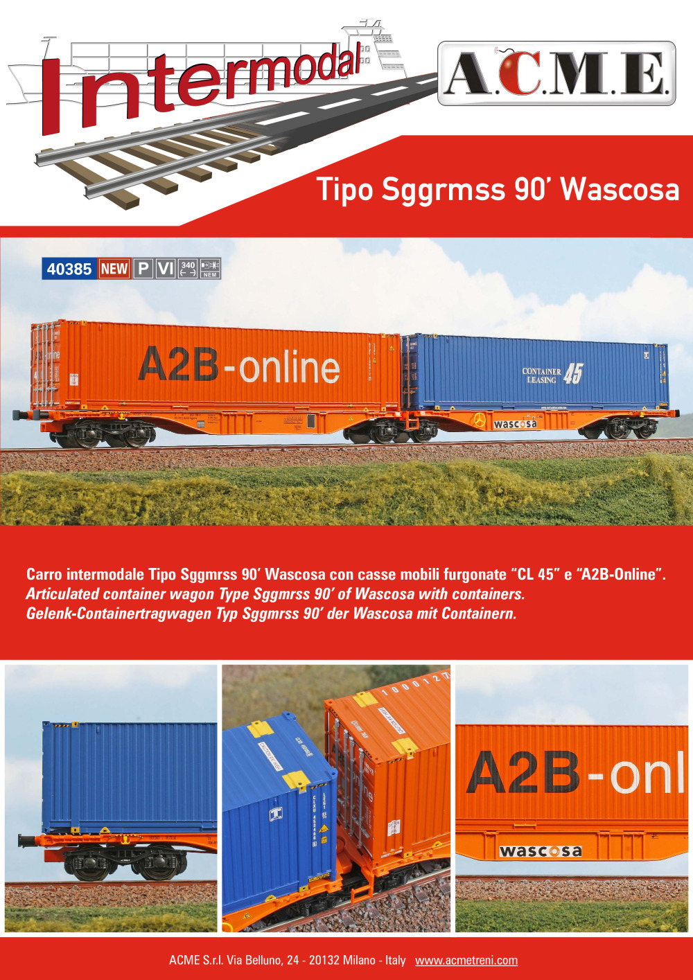 ACME - Anonima Costruzioni Modellistiche Esatte - Tipo Sggrmss 90' Wascosa (ref. 40385)