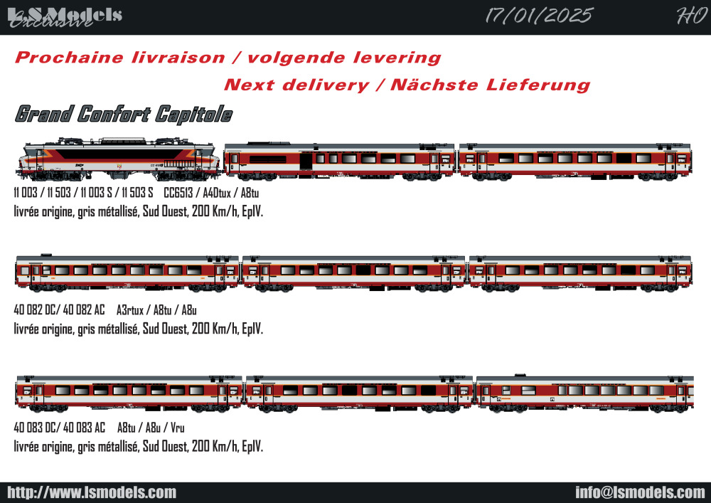 LS Models - Deliveries January 2025