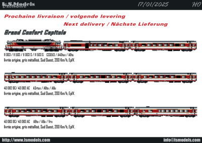 Deliveries January 2025 - LS Models