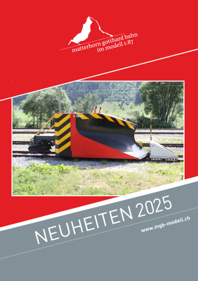 Neuheiten 2025 - Matterhorn-Gotthard Bahn im Modell 1:87