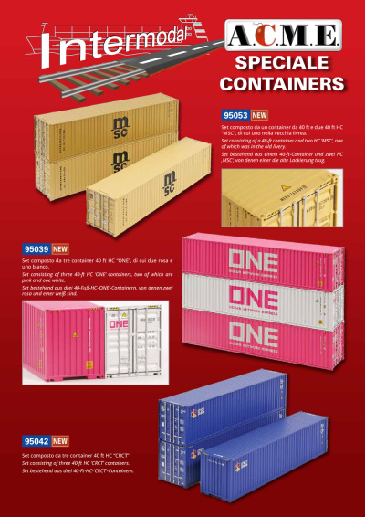 Speciale Containers - ACME - Anonima Costruzioni Modellistiche Esatte