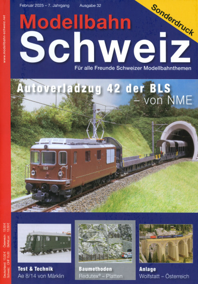 Modellbahn Schweiz: Autoverladezug 42 der BLS von NME - NME - Nürnberger ModellEisenbahnen