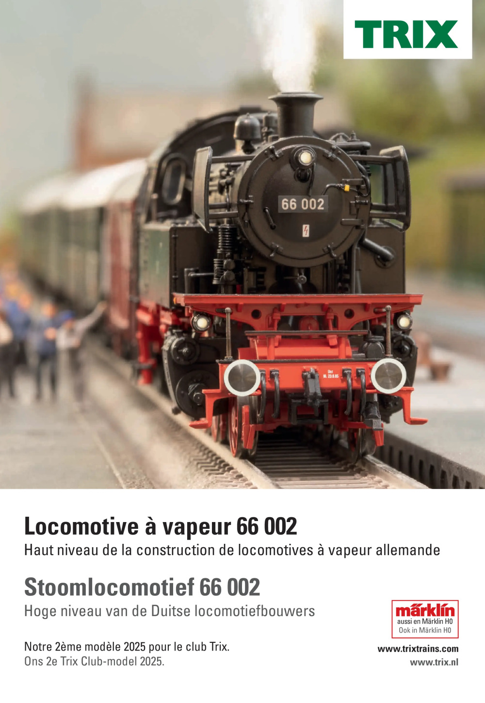 Trix - Locomotive à vapeur / Locomotive à vapeur 66 002