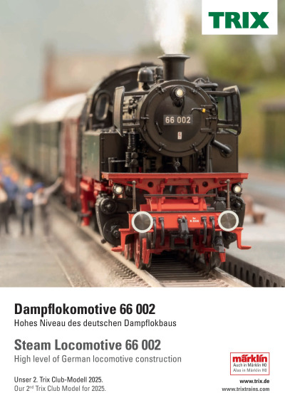 Dampflokomotive / Steam Locomotive 66 002 - Trix