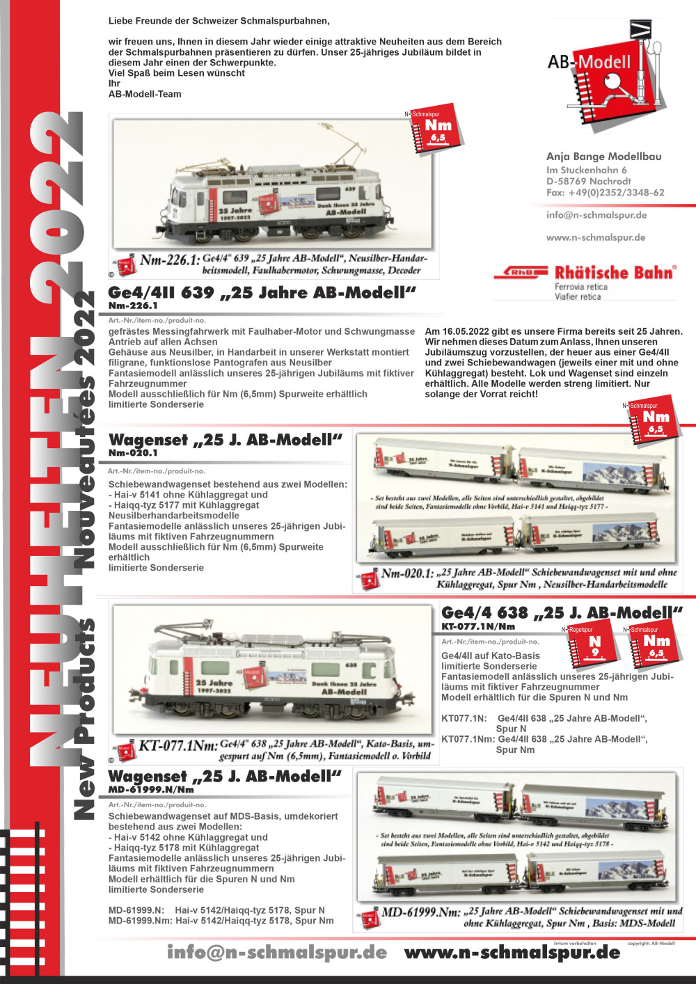 AB-Modell - Novelties 2022