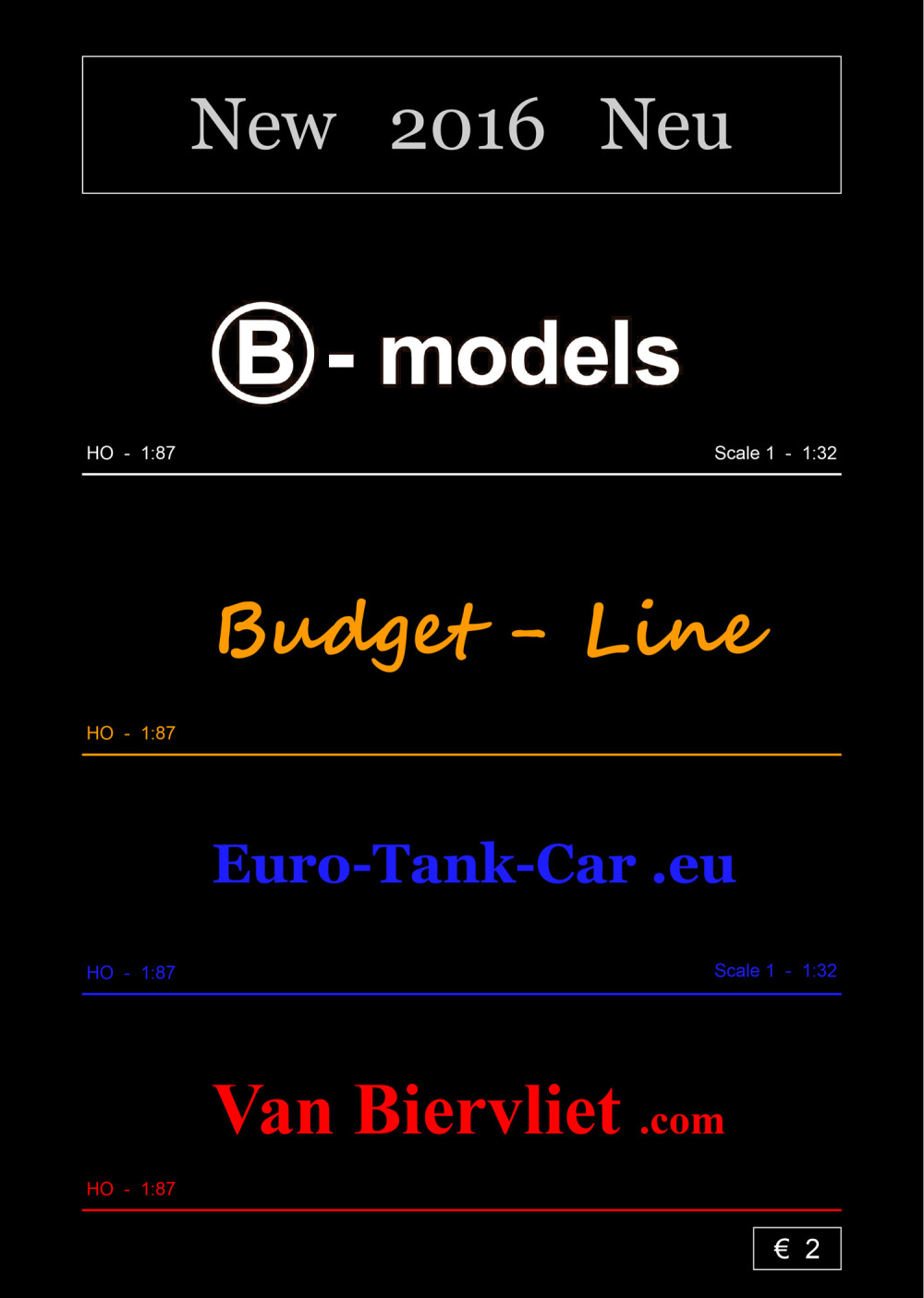 B-models - Catalog 2016