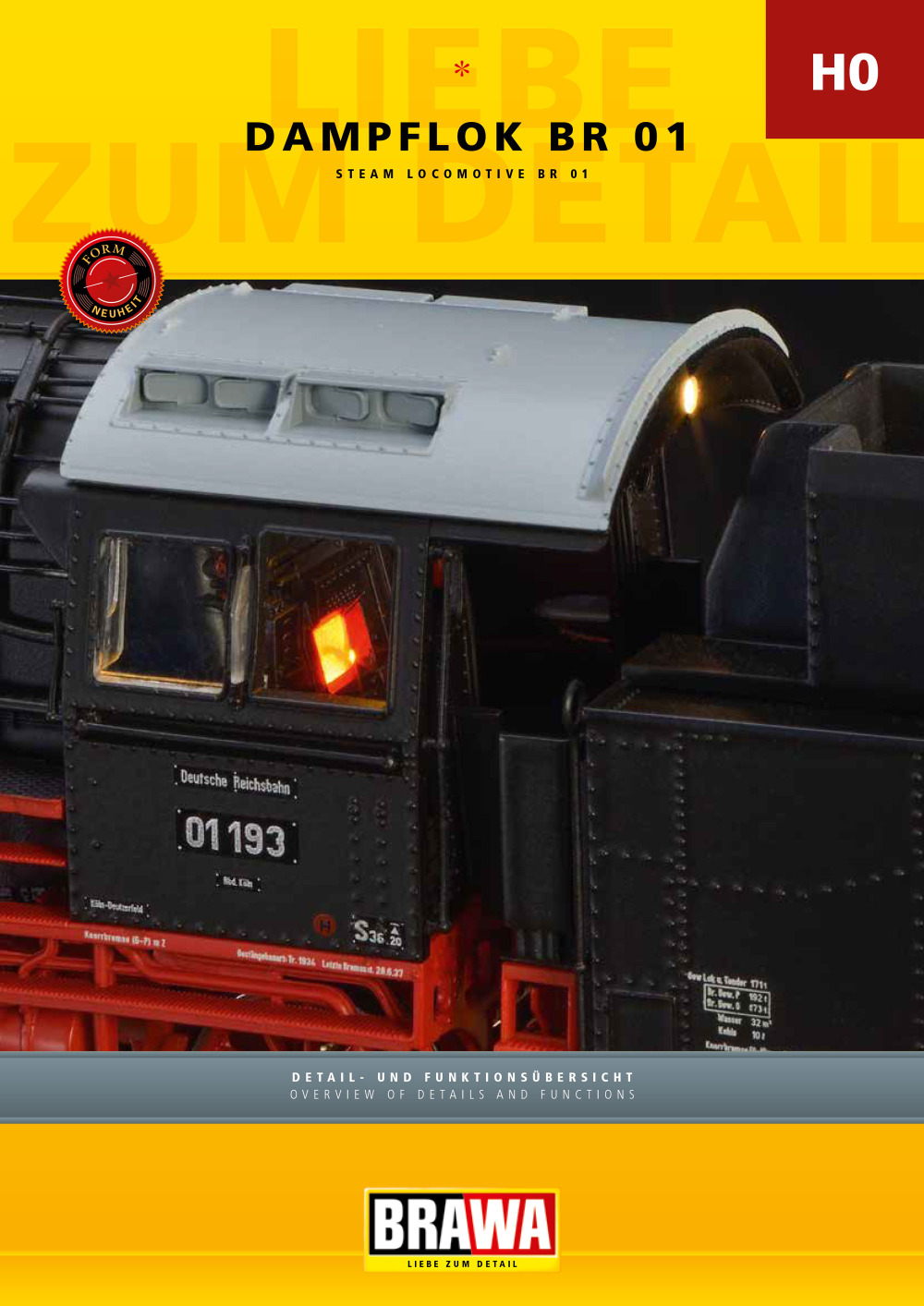 Brawa - BR 01 steam locomotive