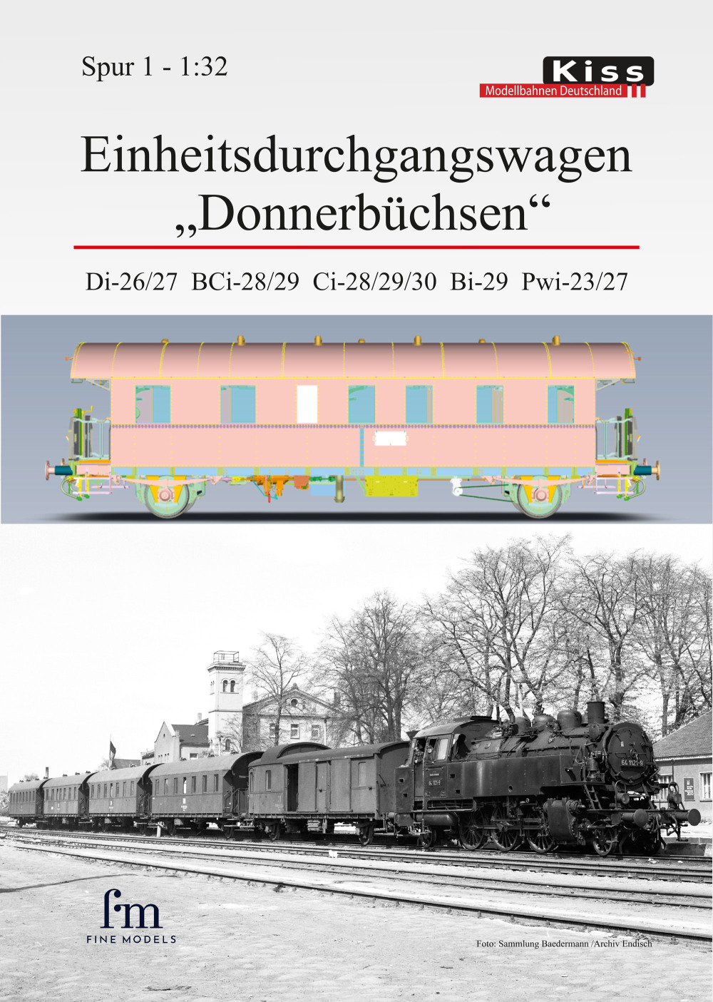 Kiss Modellbahnen Deutschland - "Donnerbüchsen" passenger coach