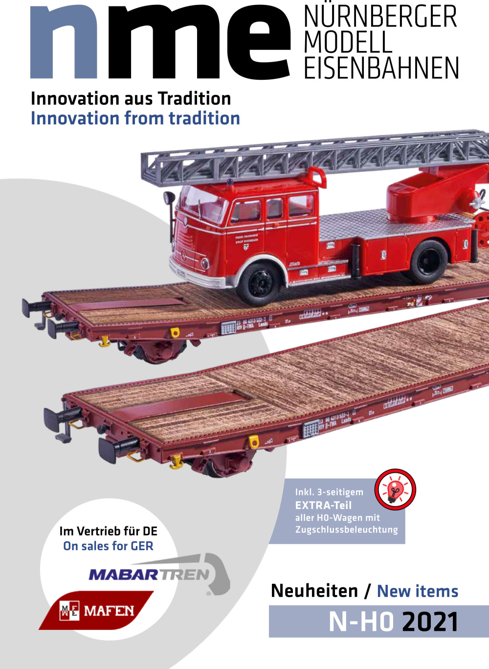 NME - Nürnberger ModellEisenbahnen - New items 2021 catalog