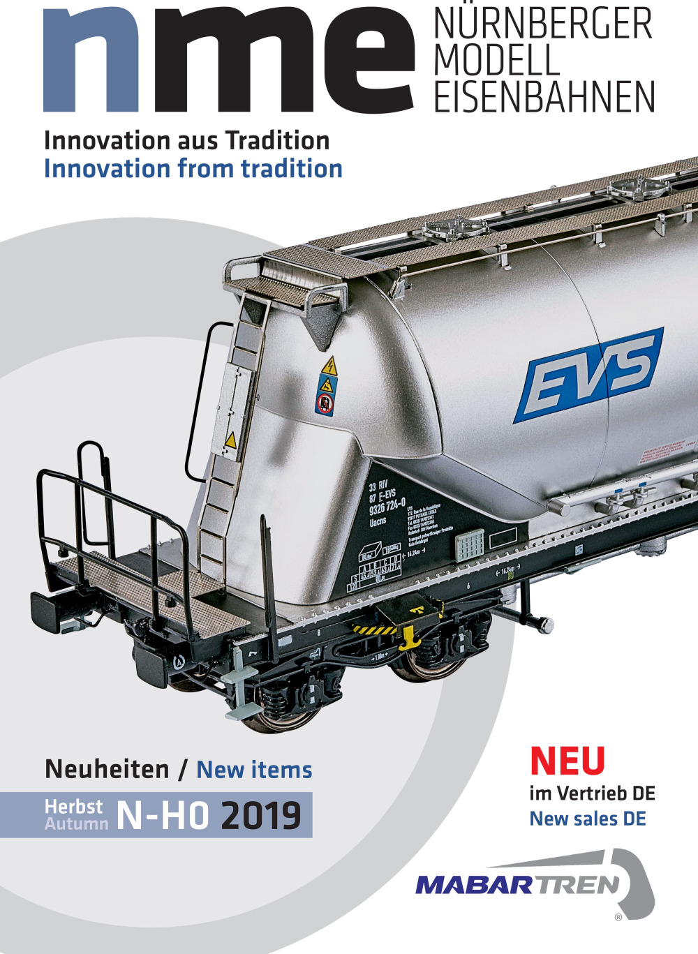 NME - Nürnberger ModellEisenbahnen - Autumn news 2019 catalog