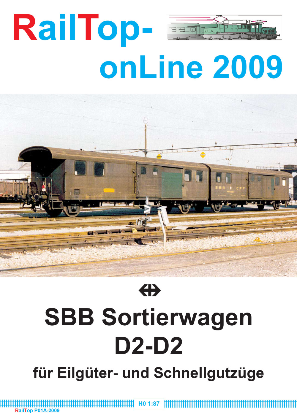 RailTop - SBB CFF FFS - D2-D2 parcel-sorting wagon