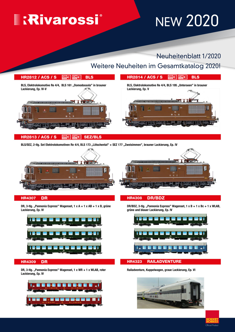 Rivarossi - Novelties 2020