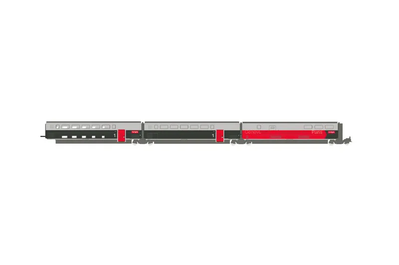 Lyria - TGV 2N2 Euroduplex additional set
