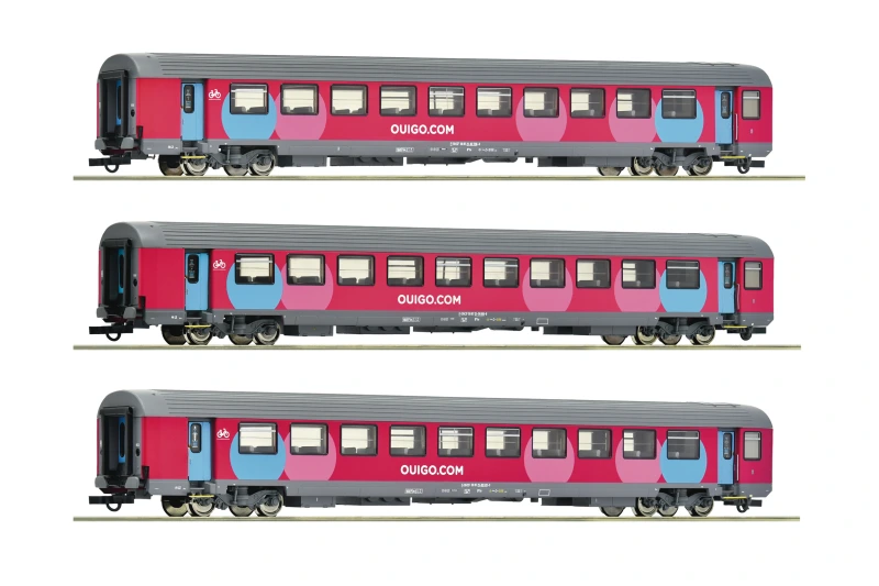 SNCF - Corail "Ouigo" passenger coaches set