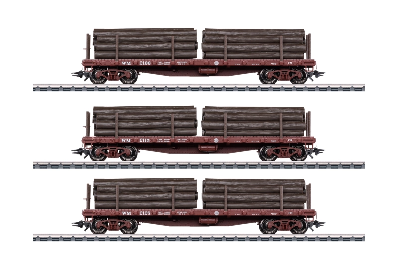 US Flat Car Set