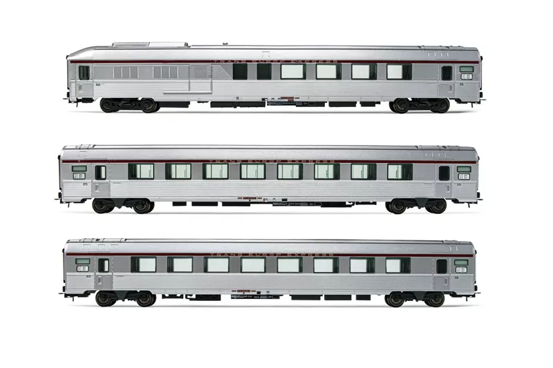 SNCF - TEE "L'Arbalète" passenger coaches