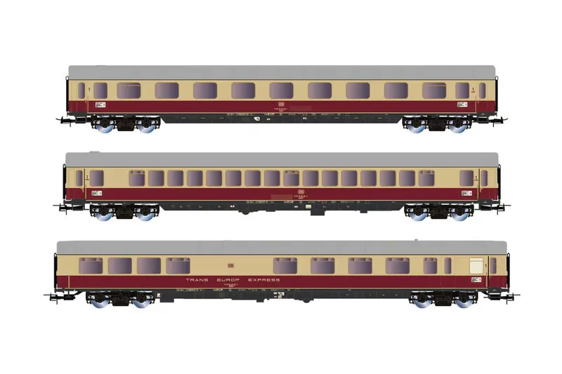 DB - "TEE Helvetia" passenger coaches set