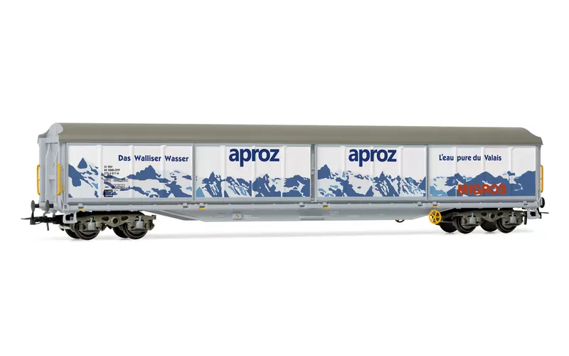 SBB CFF - Habils freight wagon in "Aproz" livery