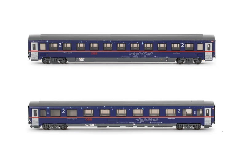 ÖBB NightJet - Bmz 21-91 & Bbmvz 59-91 "Sitzwagen / Seat car" passenger coaches