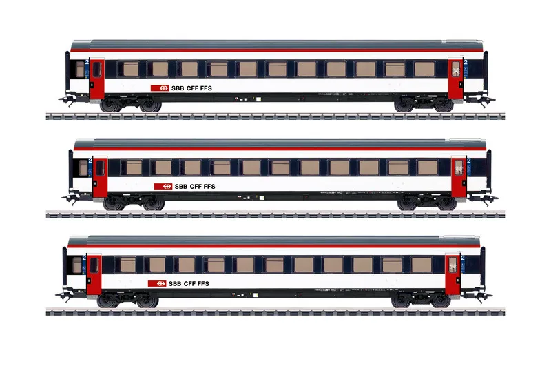 SBB CFF FFS - B 21-95 passenger coaches set