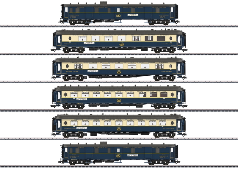 EDELWEISS PARLOR CAR EXPRESS passenger coaches set