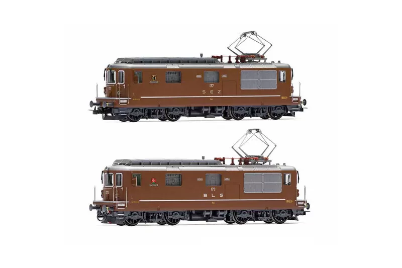 BLS - 2x Re 4/4 electric locomotives