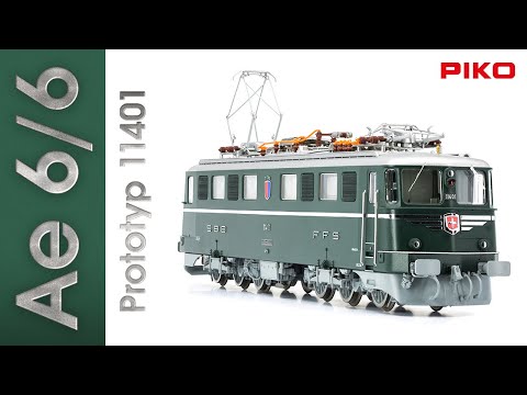 Video: SBB CFF FFS - Ae 6/6 11401 TICINO electric locomotive