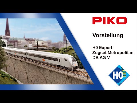 Video: H0 Expert Zugset Metropolitan DB AG V #58150 / #58151 und #28350