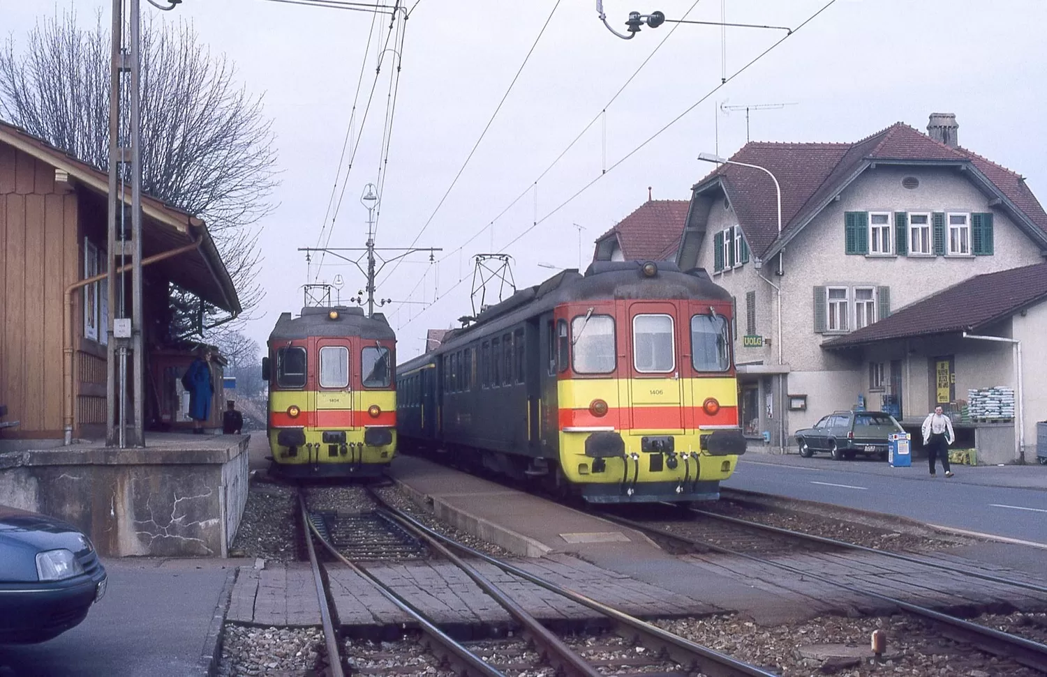 RBe 4/4 in Kreuzung