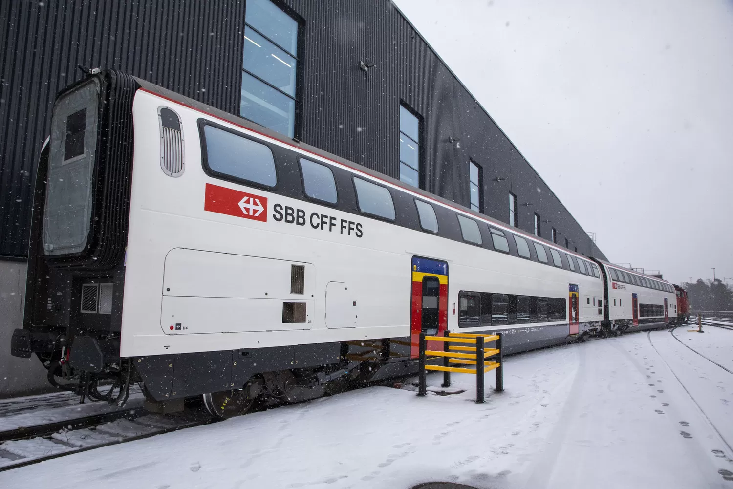 The first two fully modernised IC2000 vehicles