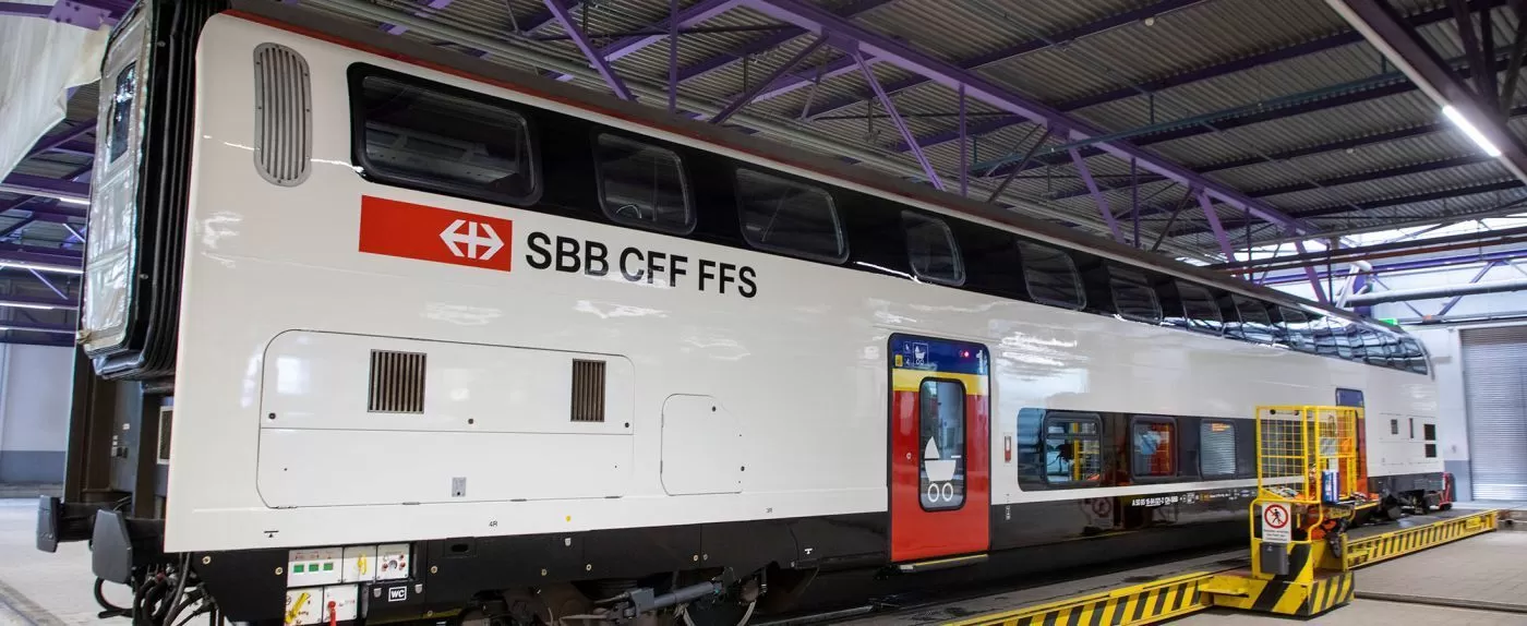 The first two fully modernised IC2000 vehicles