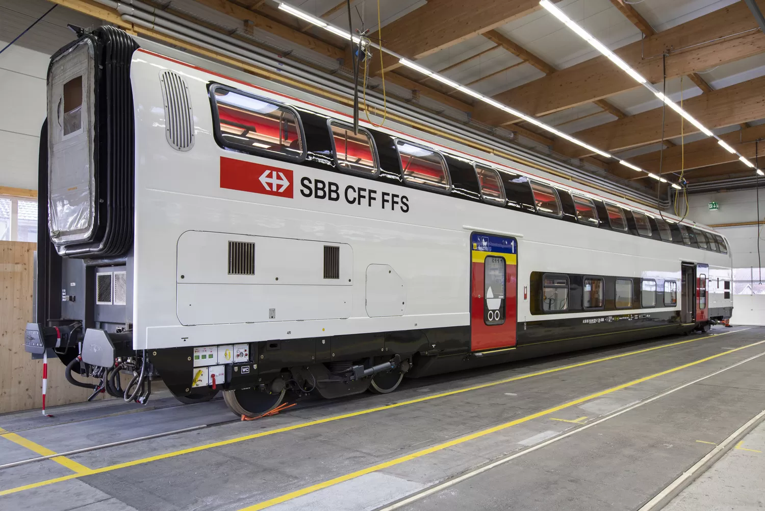 The first two fully modernised IC2000 vehicles
