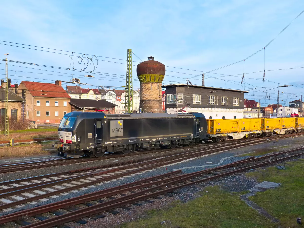 VTG Sgmmns 40 freight cars used for the "Stuttgart 21" project