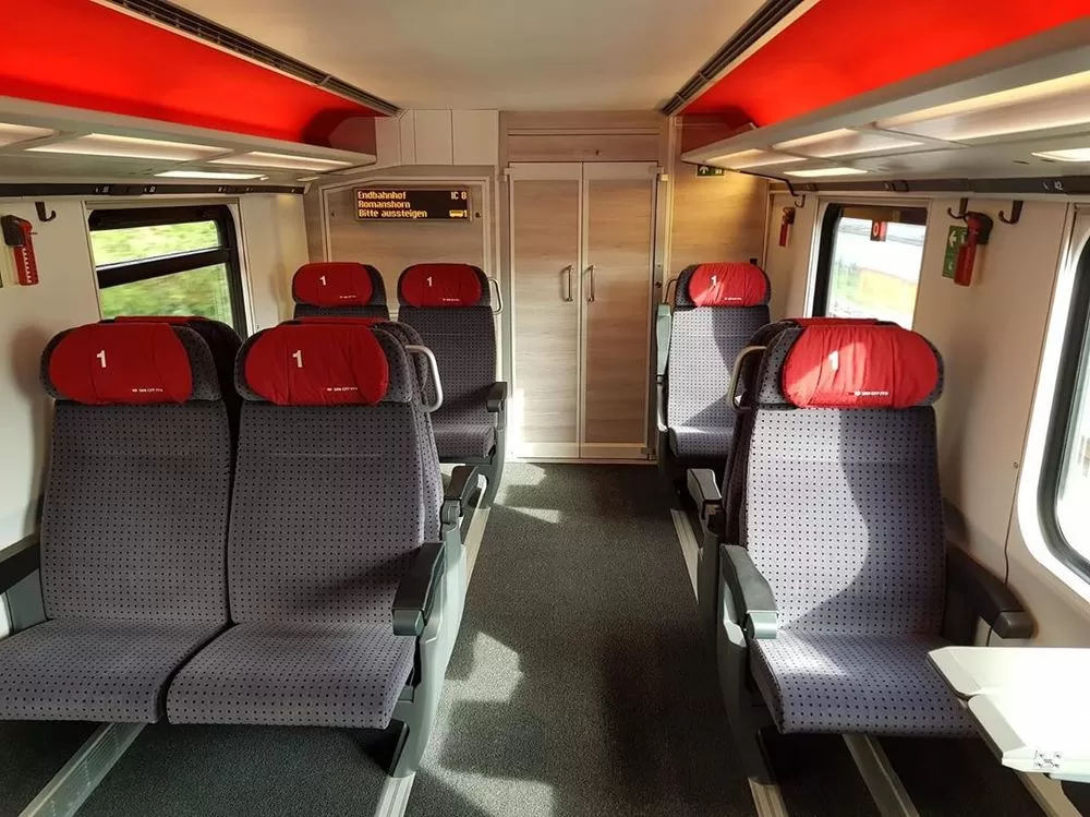 SBB CFF FFS - IC2020 1st class double deck coach with baggage compartment