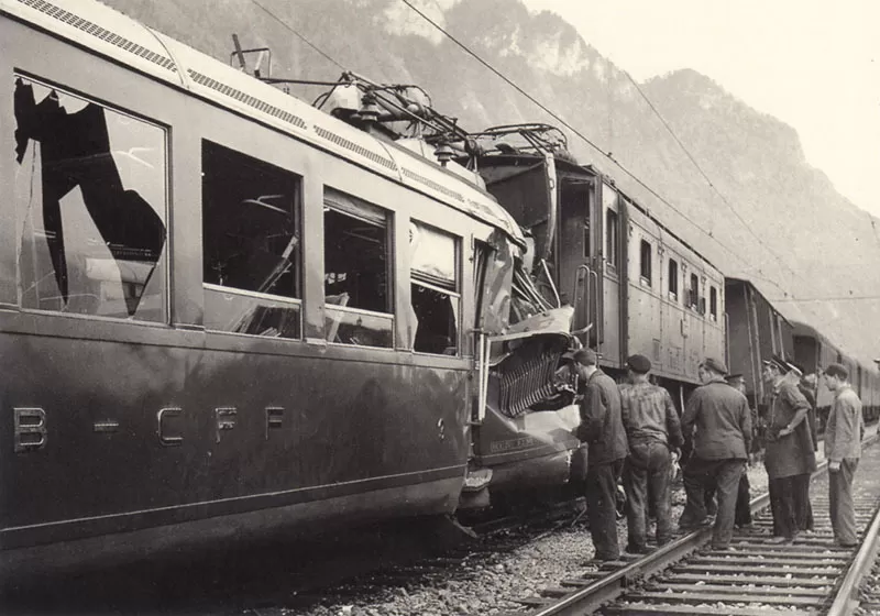 Collision in Villeneuve on May 1st, 1952