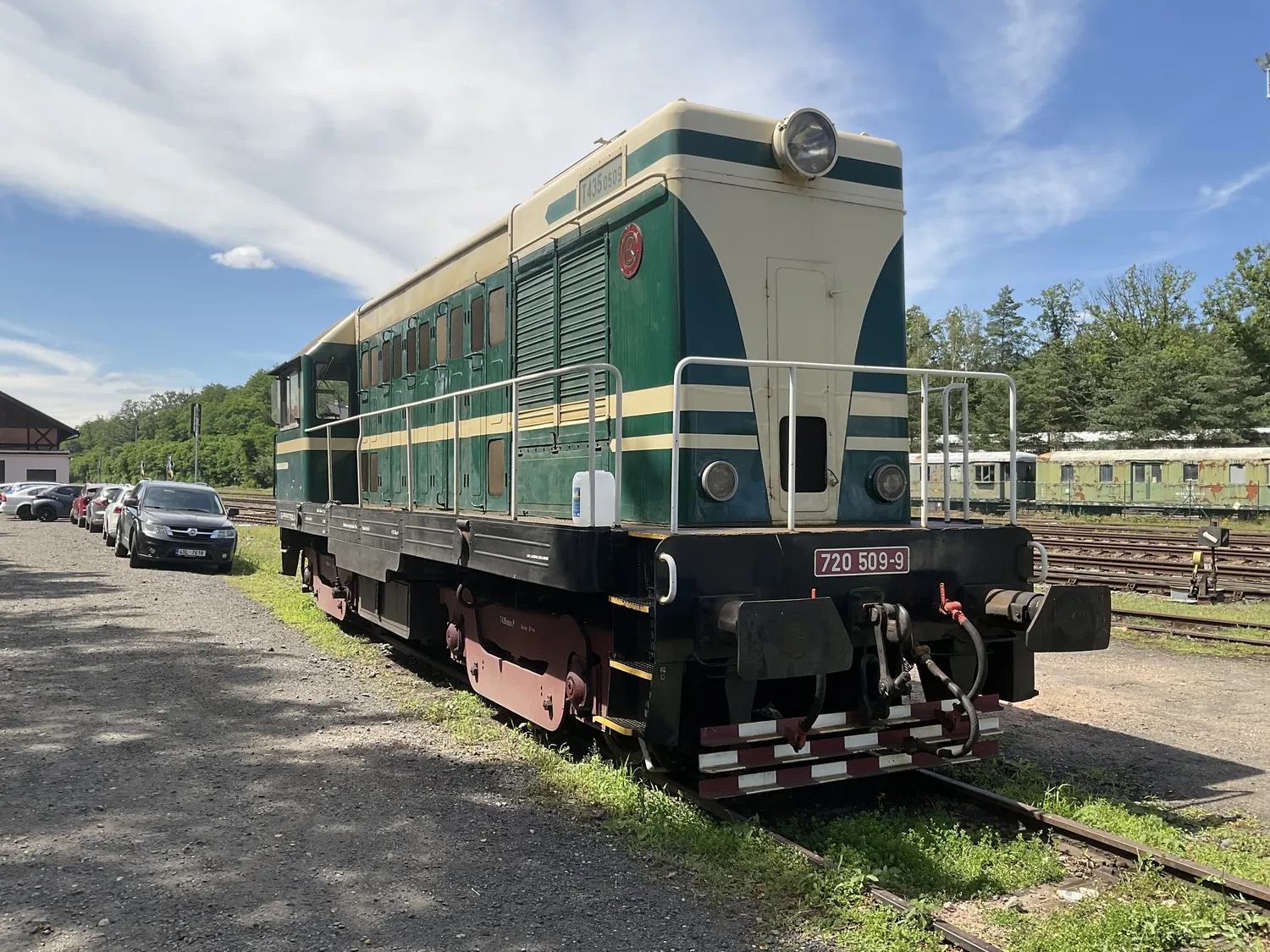 Czech Railway Museum near Lužná u Rakovníka
