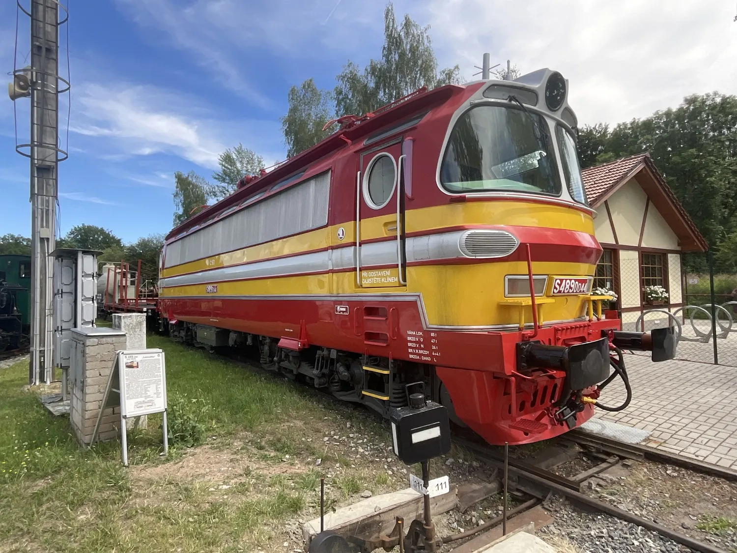 Czech Railway Museum near Lužná u Rakovníka