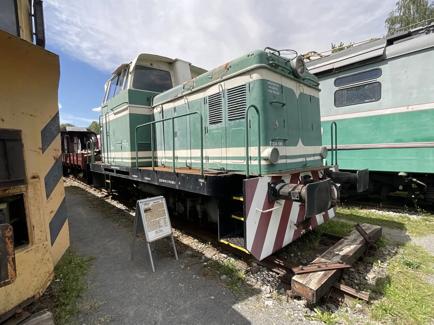 Czech Railway Museum near Lužná u Rakovníka