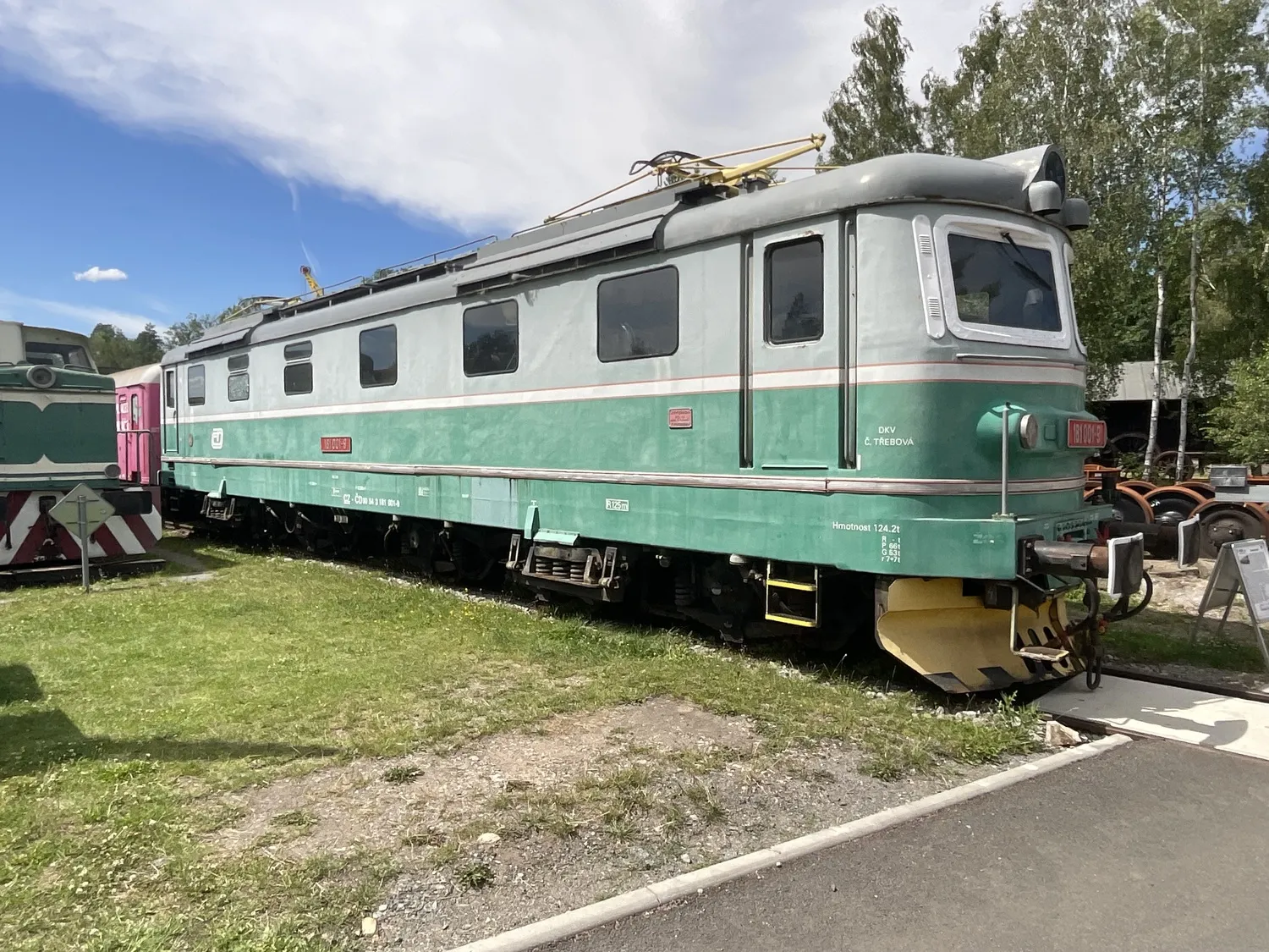 Czech Railway Museum near Lužná u Rakovníka